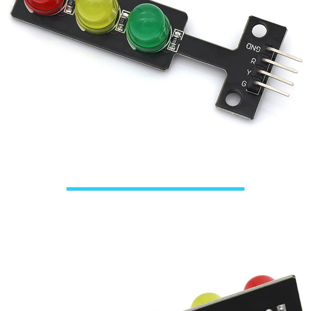 Mini 5V Traffic Light Module for Arduino 5mm LED RGB Set of 1/5/10 Pcs Electronic Learning Traffic Light System Model