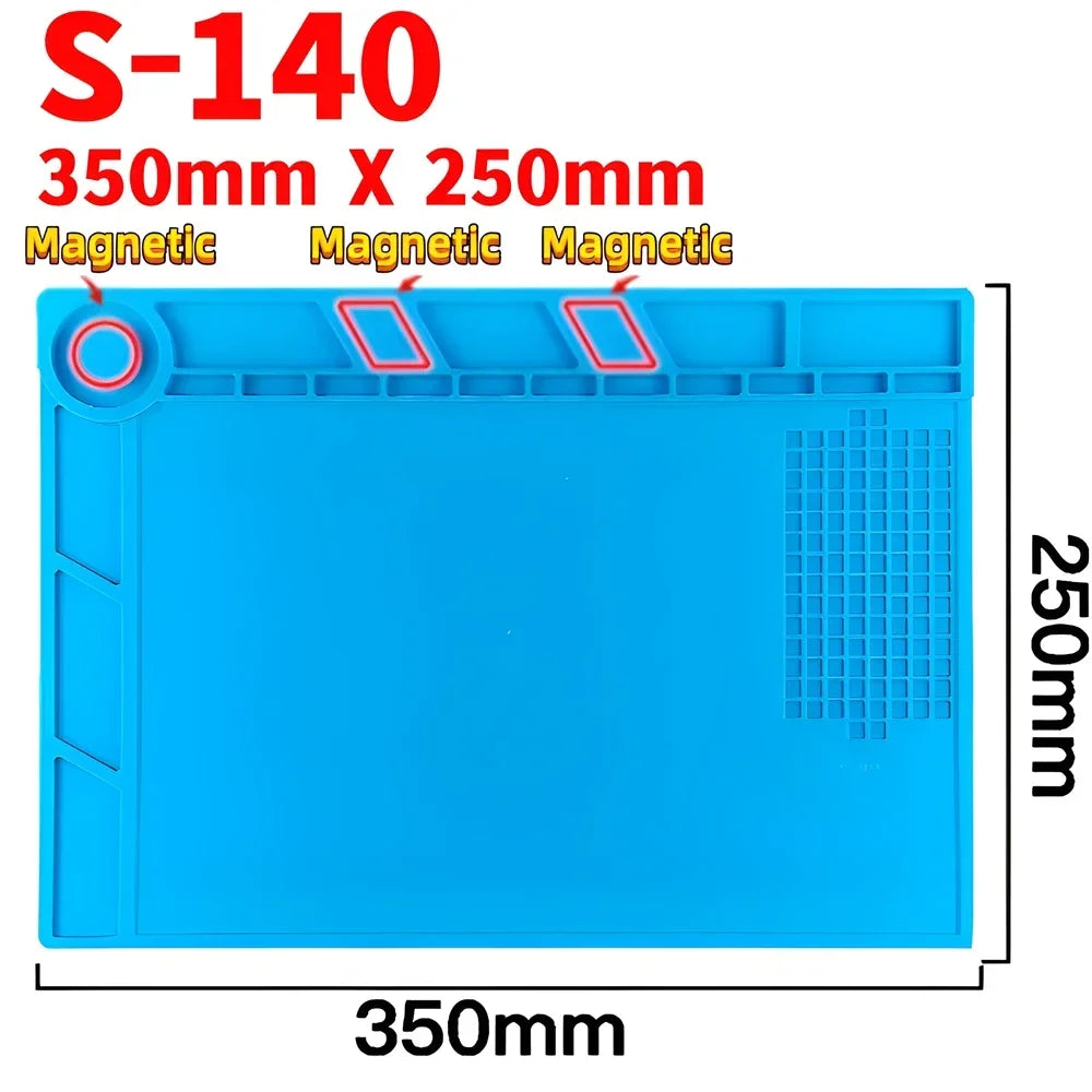 ESD Heat Resistant 932℉ Soldering Mat Job Tools Computer Phone Repair Kit Working Repair Pad Heatresistant Maintenance Platform
