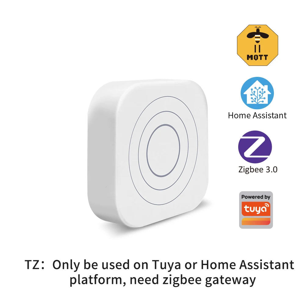 Lincukoo Tuya ZigBee 3.0 Smart 24G Human Presence Motion Sensor Detection 120 Degrees Detection Home Assistant ZigBee2MQTT