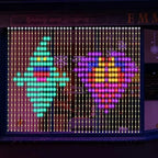 Smart RGB LED Curtain Fairy Lights, Remote-Controlled & Music-Synchronized, Indoor Outdoor Christmas Decoration Lights