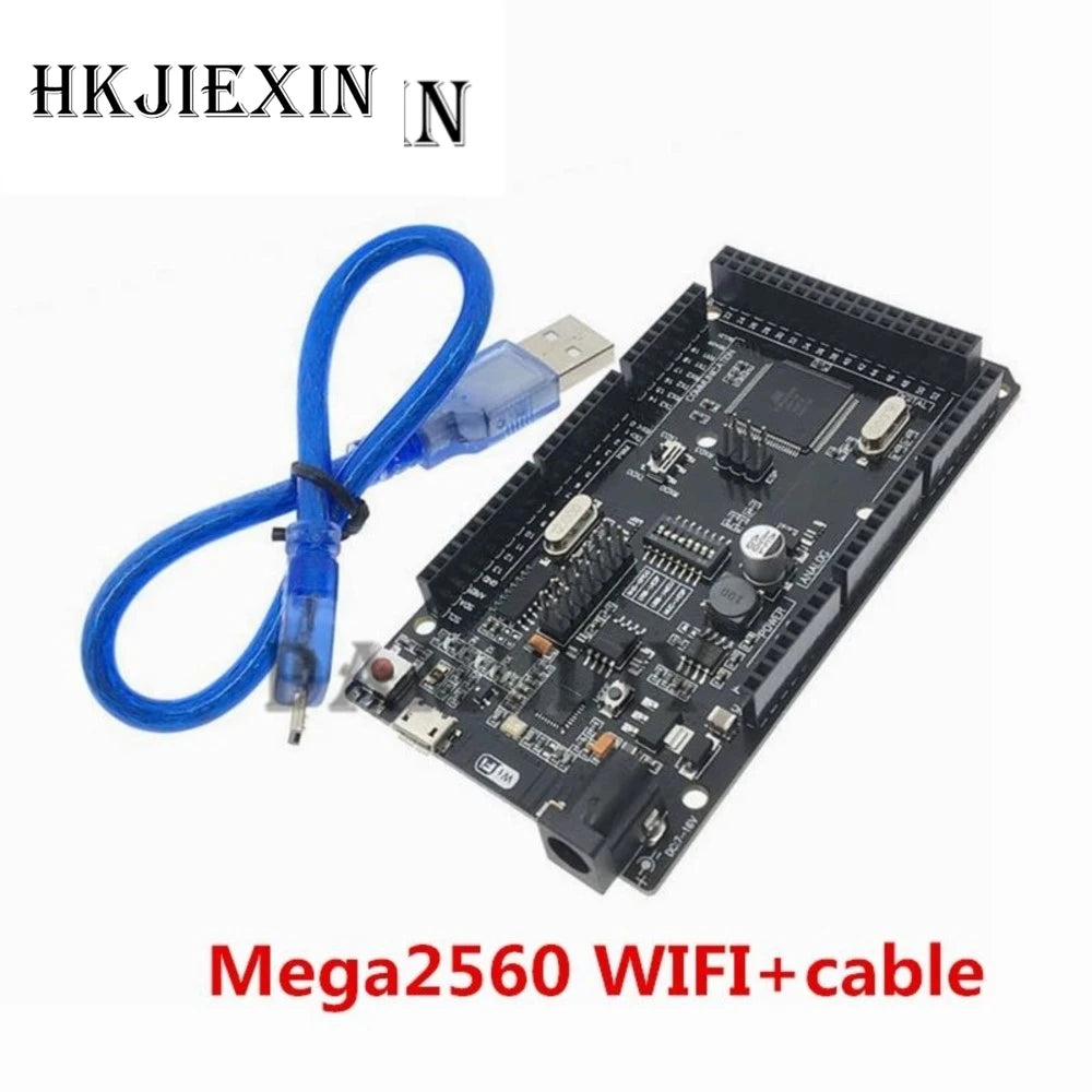 HKJX MEGA2560 R3 (ATmega2560-16AU CH340G) AVR USB Board Development Board MEGA2560 PRO For Arduino Expansion Board  DIY Kit