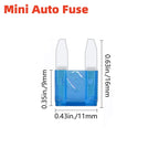60pcs Mini Car Fuse Combo Kit Mini Multicolor Multi-Function Auto Blade Fuse Replacement Kit For Car/RV/Truck/Motorcycle/Boat