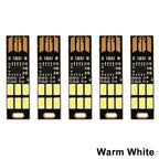 Mini USB LED Night Lamp Dimmable SMD 5730 USB Book Light Touch Control 6 leds Light For Laptop PC Book Reading Table Lamp