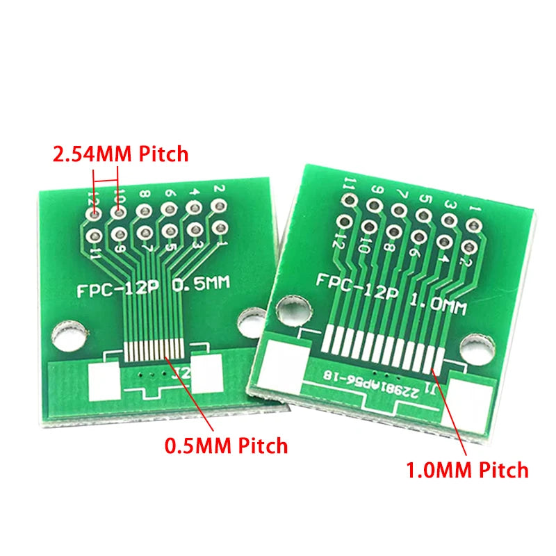 FPC/FFC Adapter Board 0.5/1.0MM to 2.54MM Soldered Connector 4/5/6/8/10/12/14/16/20/26/3040/45/50/60Pin