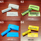 100pcs/lot 18650 lithium battery heat shrinkable skin battery packaging PVC packaging insulation sleeve DIY replacement skin