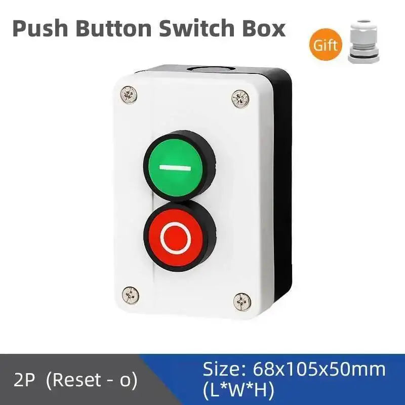 Push Button Box Switch Arrow Symbol Indicating Start Stop Recovery Reset Waterproof Emergency Stop Industrial Handheld Control