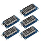 1-50PCS TM1637 LED Display Module For Arduino 7 Segment 4 Bits 0.36Inch Clock RED Anode Tube Four Serial Driver Board Pack