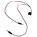 Computer IDE Molex Male To 2-Port DC 5.5*2.1 5.5mm X 2.1mm Converter Adapter Power Supply Cable 6.6A 12V 18AWG Wire 50cm