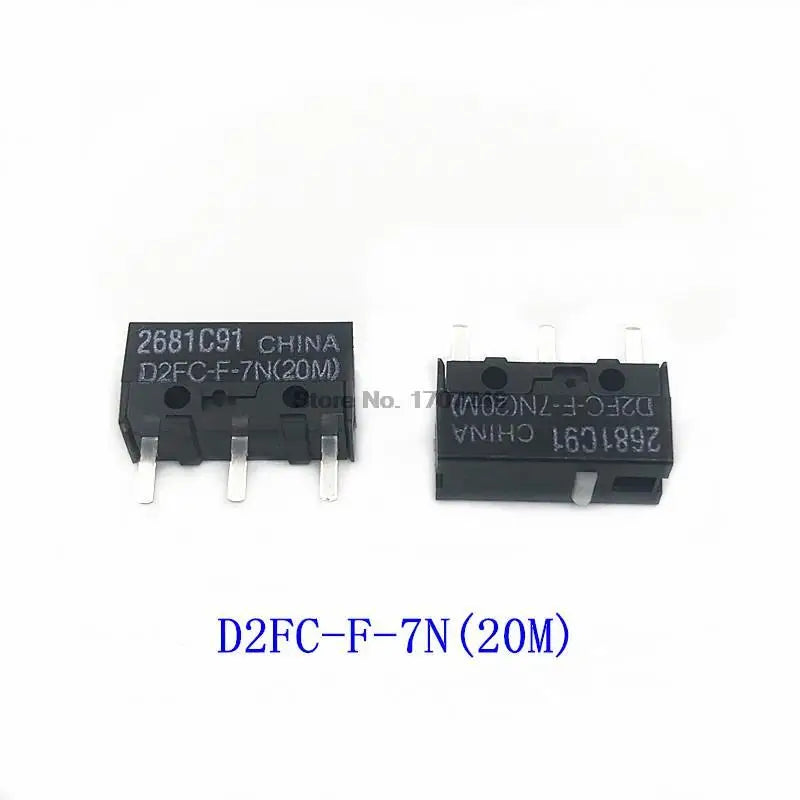 Free Shipping 10Pcs Micro Switch D2FC-F-7N 10M 20M OF D2FC-F-K 50M 60MN D2F D2F-F D2F-01 D2F-L D2F-01F D2F-F-3-7 button switches