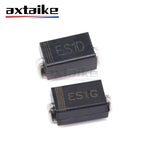 100PCS ES1D ES1G ES1J ES1M SMA DO-214AC 1A 200V 400V 600V 1000V SF14 SF16 HER107 UF4007 SMD Super Fast Recovery Rectifier Diode
