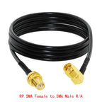 WIFI Antenna Extension Cable SMA Male Plug Female Jack Straight Right Angle Pigtail Adapter RG174 10cm/20cm/30cm/50cm/100cm
