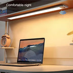 10-60cm USB Rechargeable Ultra-Thin Motion Sensor Light Magnetic Mount  3-Color Adjustment Under Cabinet Light for Home Office