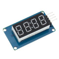 TM1637 4Bits Digital LED Display Module For arduino 7 Segment 0.36Inch Clock RED Anode Tube Four Serial Driver Board Pack