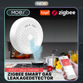 Smart Gas Leak Detector,ZigBee Tuya Alarm Sensor,Combustible Gas Leakage Alarm for Home Security,APP Remote Control, Smart Life