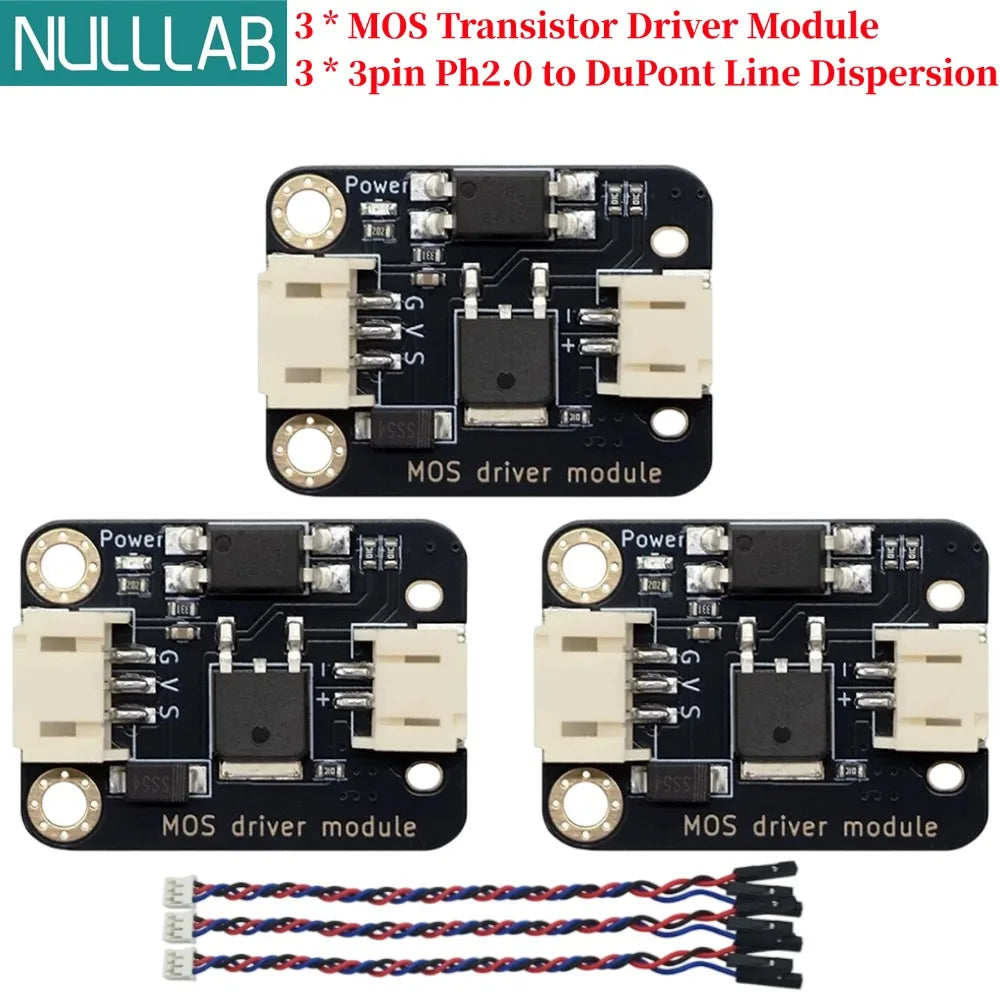 MOS Optocoupler Isolation Driver Module 5-12V PWM Controller PH2.0 Interface for Arduino ESP32 MICROBIT Raspberry Pi High Power