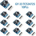 1/5/10Pcs GY-33 TCS34725 Color Recognition Sensor Module Color Detection Light Sensing Module Replacing TCS230 TCS3200