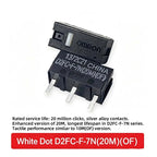 2Pcs/10Pcs Mouse Micro Switch D2FC F 7N D2FC-F-7N(10M)/(OF) D2FC-F-7N(20M)/(OF) D2FC-F-K 50M Microswitch for Mouse for Omron