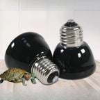 Reptile Ceramic Heat Emitter Mini Black Infrared Lamp 25W/50W/75W/100W For Lizard Snake Bearded Dragon Brooder Chickens Pet