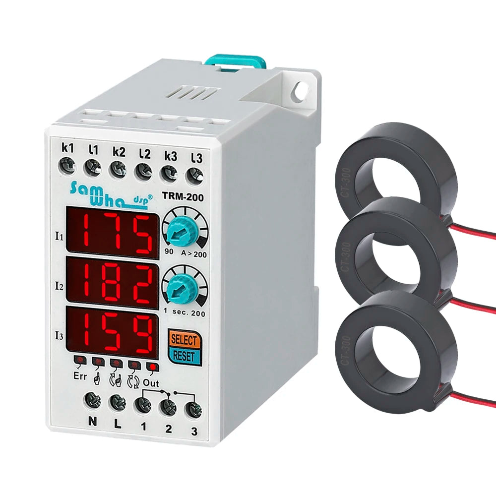 Samwha-Dsp TRM-XX (Manual / Semi-Automatic / Automatic Reset) Digital Overload Asymmetry Relay Thermal Relay