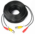 5-50M 2-in-1 BNC + DC Power Video Extension Cable for AHD CCTV Camera DVR Systems Security for Outdoor Surveillance HD Video