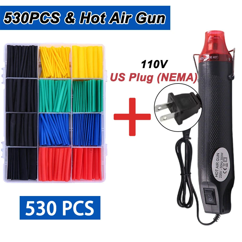 Heat Shrink Tube Kit Thermoresistant Tubing Heat Shrink Wire Wrapping Electrical Connection Cable Insulation Sleeved Protecter