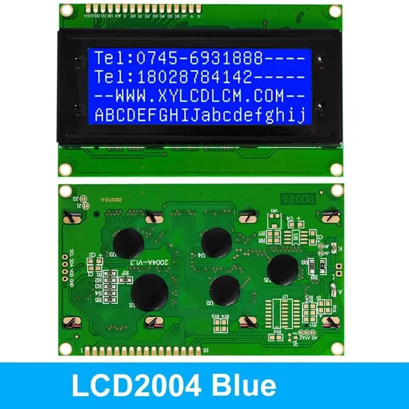 BS LCD2004+I2C 2004 20x4 2004A blue screen HD44780 Character LCD /w IIC/I2C Serial Interface Adapter Module For Arduino Module