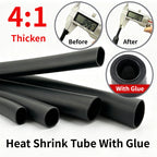 3M 4:1 Heat Shrink Tube Thicken with Glue Thermoretractile Heat Shrinkable Tubing Dual Wall Heat Shrink Tubing 4 6 8 12 16 20 24