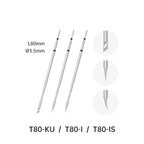 ALIENTEK Soldering Iron Tips T80/T80P T12 Tip C245 C210 Lead Free Heating Core Soldering Station Welding Tools T80-I KU K IS Tip
