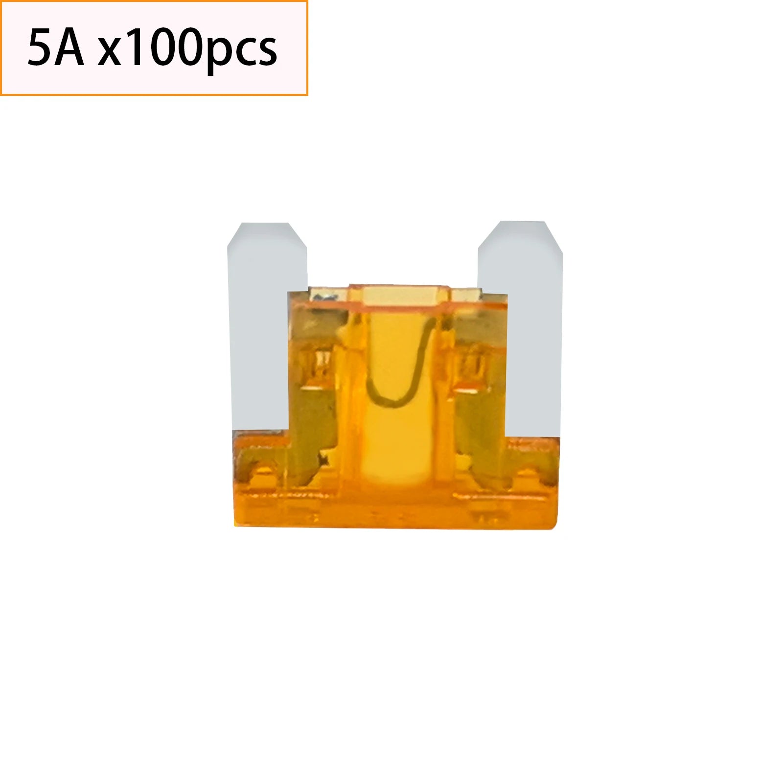 100pcs Auto Car Micro Fuses Blade Type Low Profile Mini Blade Fuse 2A 3A 5A 7.5A 10A 15A 20A 25A 30A 35A 40Amp For Truck Motor