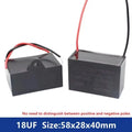 CBB61 450V Start Capacitor 1uf/1.5/1.8/2/2.5/3/4/5/6/7/8UF/10/12/15/18/20 UF Fan Ceiling Exhaust Motor Run Capacitor CBB