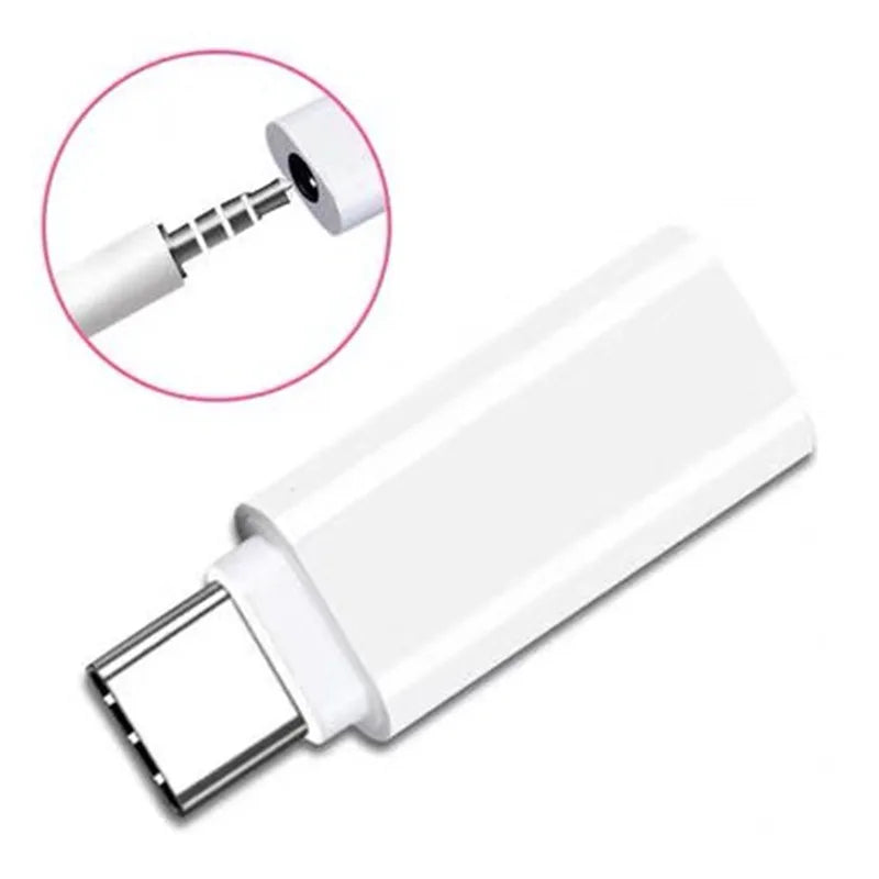 3.5mm Female to Type C Male Adapter For Xiaomi Huawei POCO Wired Headset Converter OTG USBC to 3.5mm Earphone Audio AUX Adapter