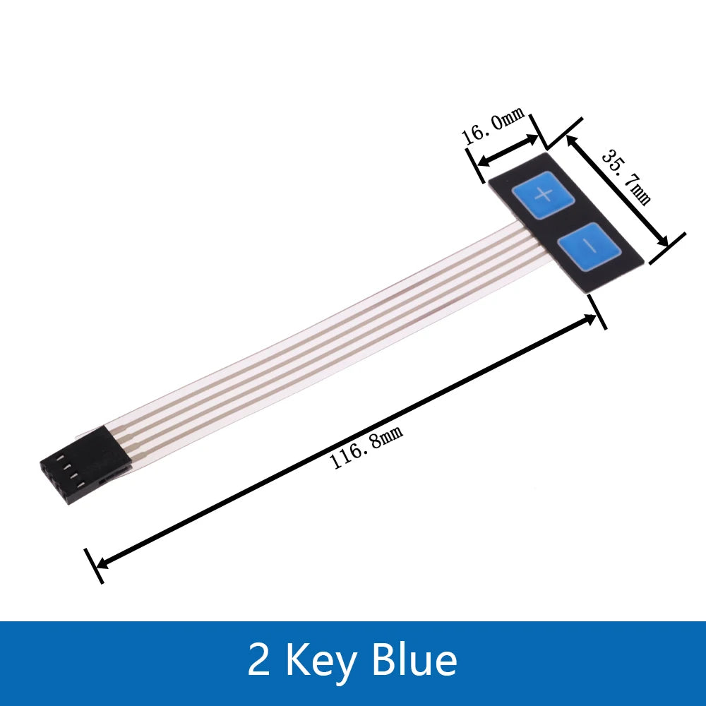 1 2 3 4 5 6 7 8 Key Button Membrane Switch Matrix Array Keyboard Keypad Control Panel Pad DIY Kit For Arduino Smart Car