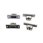 1/6/10Pcs USB Type C Female Connector with Fixing Plate 2P 4P 6 Pin DIY Repair Type-C USB Jack Socket Charging Port