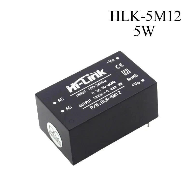 LAUBEI HLK-5M03/09/12/24 HLK-PM03/09/0612/24 AC-DC 3W 5W 5V/3.3V/12V/24V Intelligent Switch Step Down Buck Power Supply Module