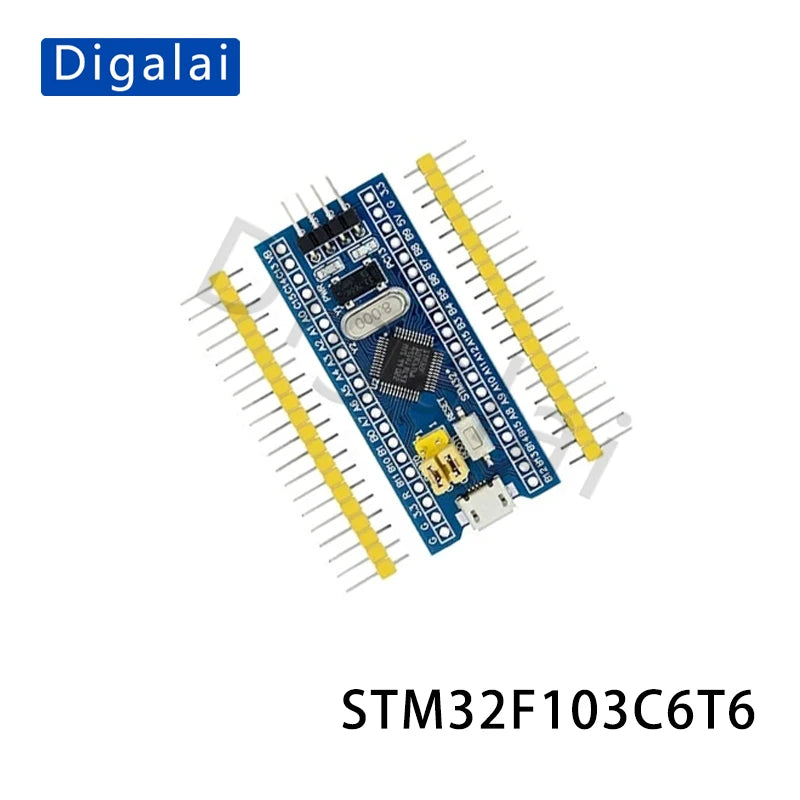 100%new Original STM32F103C6T6/C8T6 Minimum System Board Single Chip ARM Development Board for Learning And Projects