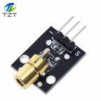 KY-008 650nm Laser sensors Module TZT 6mm 5V 5mW Red Laser Dot Diode Copper Head for Arduino