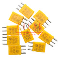 50pcs/ 450K imported ceramic filter SFU450B 450KHZ in-line 3-pin remote control crystal 450B