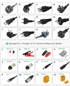 AFU 84V 5A Lithium Battery Charger For 72V 74V 20S Li-Ion Lipo Battery Pack Smart Charger