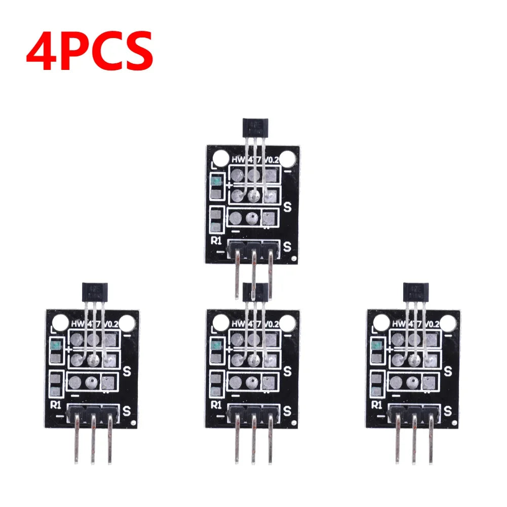 KY-003 Hall Effect Sensor Module A3144 Standard Hall Effect Magnetic Sensor Module Works with Arduino Boards