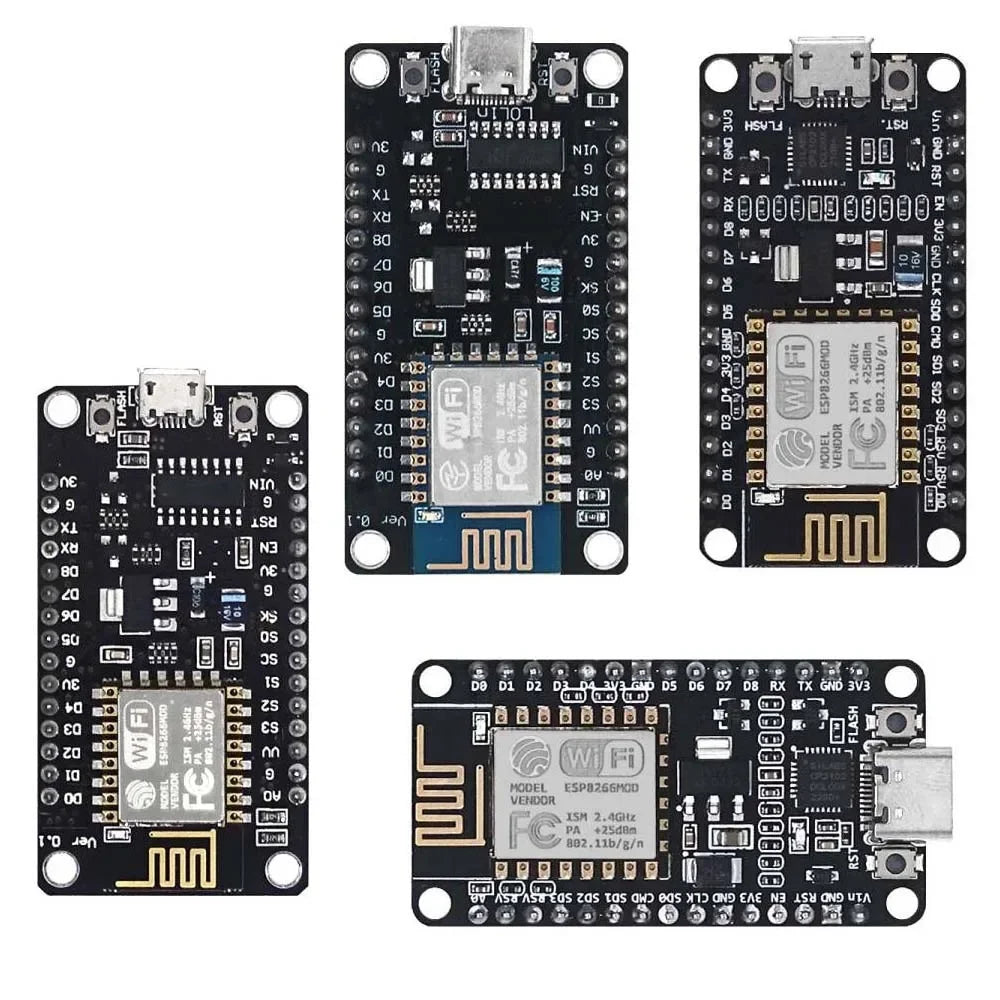 Wireless Module CH340 CP2102 NodeMcu V3 V2 Lua WIFI Internet of Things Development Board Based TypeC ESP8266 ESP-12E EZ-Electro