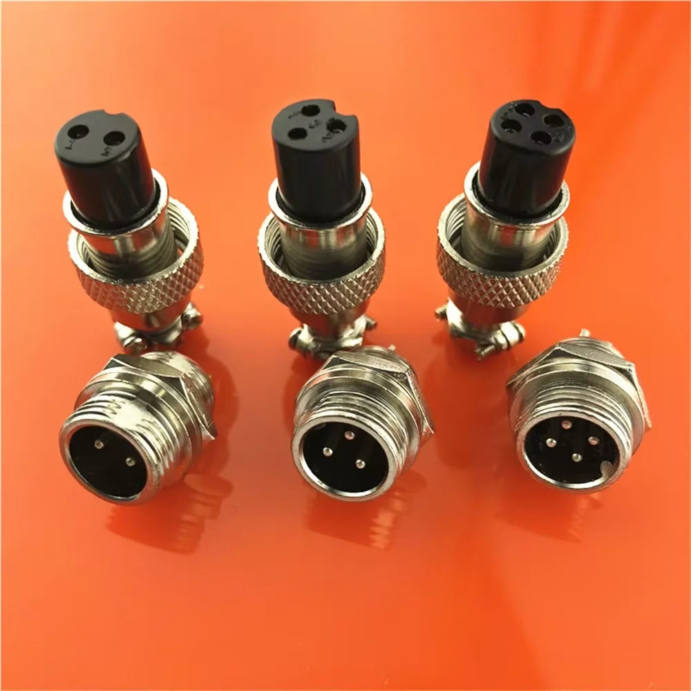 GX12 GX16 GX20 2/3/4/5/6/7/8/9/10 Pin Male Female Butting Wire Cable Circular Aviation Socket Plug Panel Connector Dropshipping