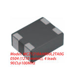 100PCS MCZ1210AH900L2TA0G NEW Original Common Mode Filter 90Ω@100MHz 5V 100mA SMD-4P, 1.2x1mm 0504 1210 Metric 4 Leads 90 Ohms