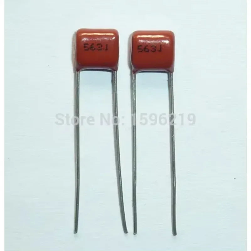 10Pcs/100Pcs CBB Capacitor 563 100V 563J 0.056uF 56nF P5 CL21 Metallized Polypropylene Film Capacitor 100V563J
