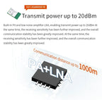 nRF24L01 2.4GHz SMD Wireless Module PA LNA Long Distance 800m SPI RF Transceiver CDSENET E01-2G4M20S1B  PCB Antenna GFSK