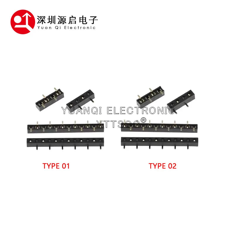 20pcs 2.54mm SMD Stackable 1x3/4/5P 6P 7P 8P 9P 10P 20P-40P Short Low Profile PH3.5 Single Row Rohs SMT Female Header Connector