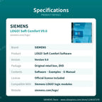 SIEMENS LOGO! Soft Comfort V9.0 single license for 1 installation engineering 6ED1058-0BA08-0YA3 6ED10580BA080YA3