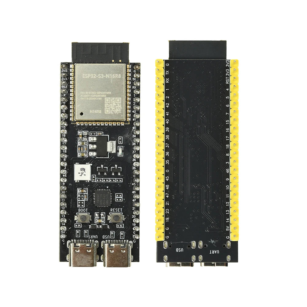 ESP32-S3-DevKitC-1 WiFi Bluetooth Development Board Onboard CP2102 ESP32-S3-N16R8 44Pin Type-C Interface IoT Programmable Module