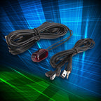All-in-One IR Extender 1 Receiver 4 Emitter Emitters Infrared IR Repeater Kit Infrared Repeater Remote Control for Amplifier TV