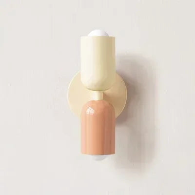 Colorful Bedside Wall Lamp Nordic Living Room Corridor Wall Light Children's Room Macaron Home Interior Decoration Lamp