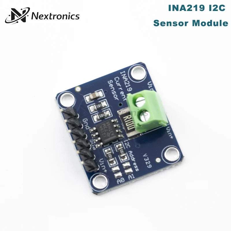 1/3/5/10PCS INA219 MCU-219 I2C IIC Zero Drift Bidirectional Current Power Monitoring Sensor Breakout Module 3V-5V DC 0-26V 3.2A